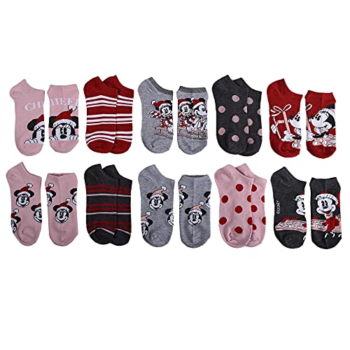 Image of MINNIE Girls' Minnie Mouse No Show Socks