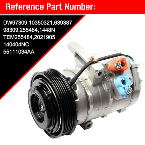 Image of CCIYU AC Compressor w /Clutch for Dodge Charger 2.7L 2006-2010