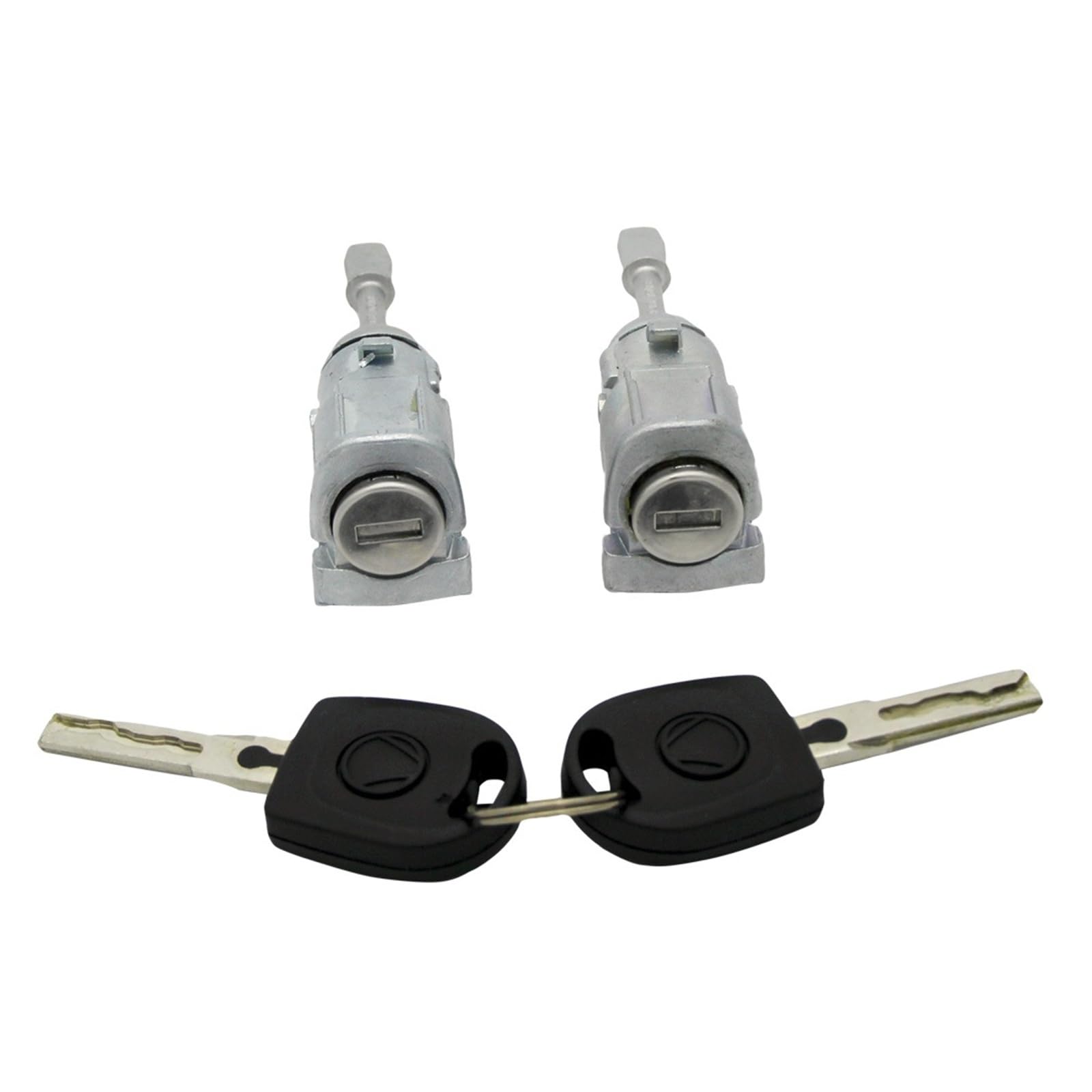 Fit For PASSAT SEAT TOLEDO LEON AROSA LUPO LEFT RIGHT DOOR LOCK BARREL CYLINDER REPAIR SET3B0837167/168(Left Assembled Lock)