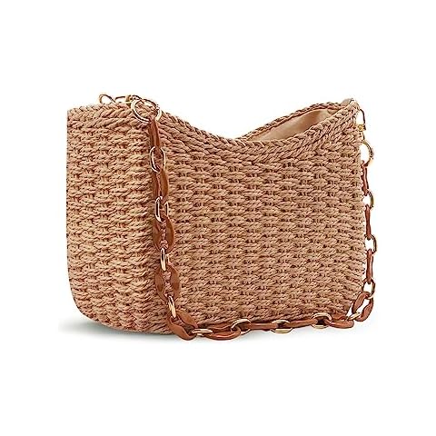 JYG Straw Woven Shoulder Bag Cover