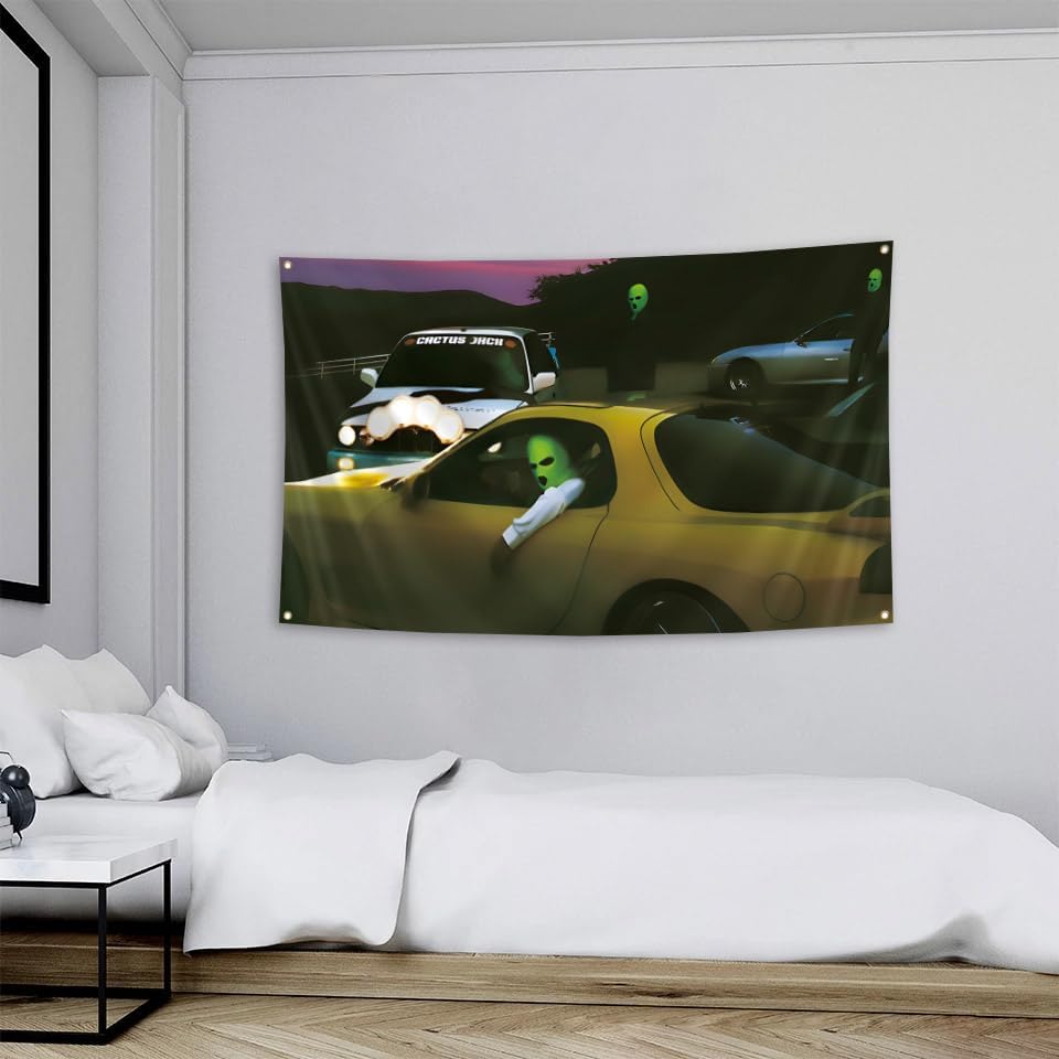 Miniatura 5 de Top Rapper, cubierta de álbum de música, bandera de tapiz de 3 x 5 pies, póster para decoración de habitaciones universitarias, banderas