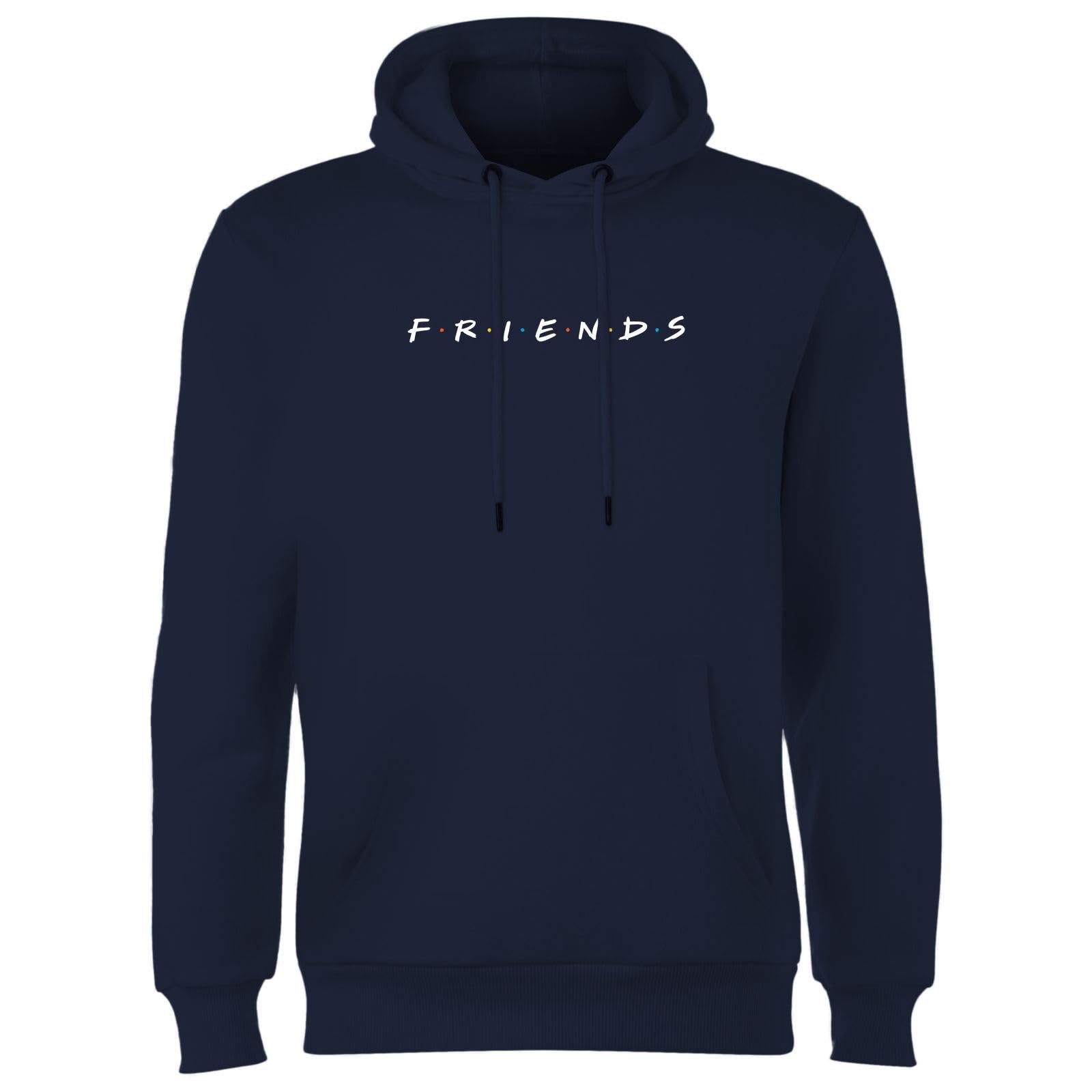 Zavvi Unisex Navy Official Friends Logo Hoodie Adults - L