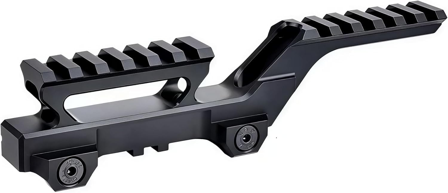 Supporto riser T1 con doppia guida P.icatinny, adattatore per base di montaggio per cannocchiale in lega leggera, guida da 20 mm