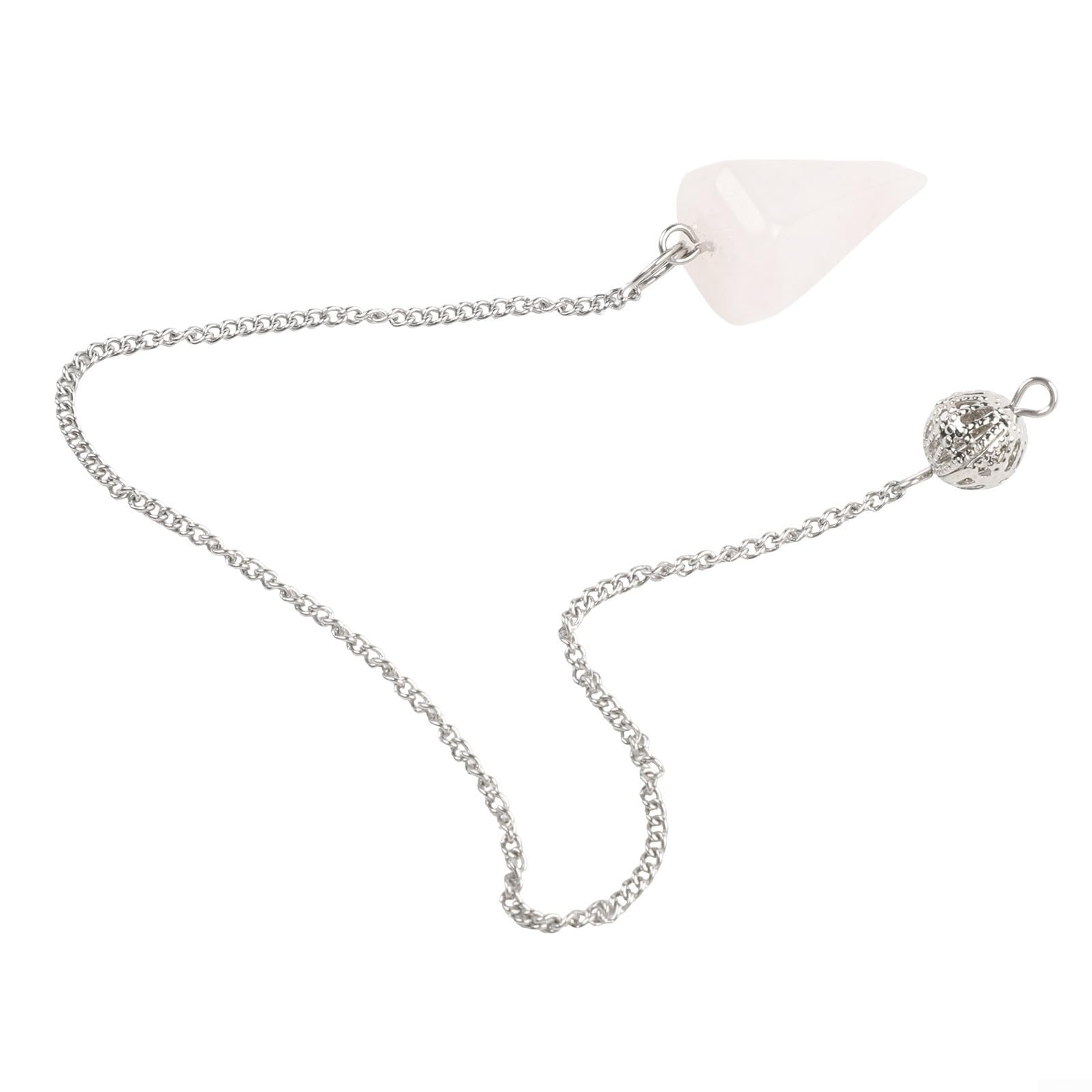 Ensemble de baguettes de radiesthésie en cuivre 99,9 % comprenant 2 tiges télescopiques, pendule en bois et pendentif en cristal pour travaux d'eau, minéraux et énergie