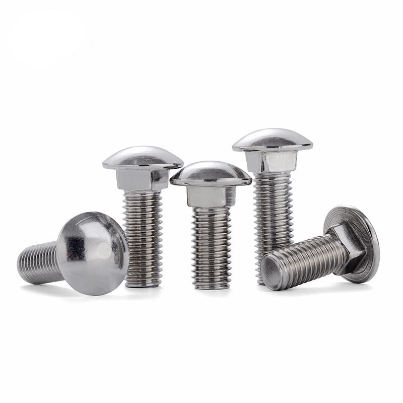 20 Pernos Cuadrados De Taza De Carro De Coche M6 X 0.236 In X 5.906 In