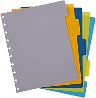 Vista 6 de Talia - Libretas con aros, planificador, personalizable, (Verdant Green, tamaño mediano (7.5 x 9.75 pulgadas))