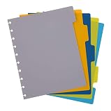Talia - Cuadernos de notas con tapas, planificador, personalizables, (yCelestial Turquesa con discos plateados, tamaño mediano (7.5 pulgadas x 9.75 pulgadas))