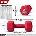 Neoprene Dumbbell Pairs by Day 1 Fitness – 20 Pounds - Non-Slip, Hexagon Shape, Color Coded, Easy To Read Hand Weights for Muscle Toning, Strength Building, Weight Loss