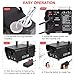 Easife Fog Machine with Lights Professional Smoke Machine fog Wireless Remote Portable 2000CFM Huge Fog Maker Generator for Parties Halloween Chrismas Wedding Stage Bar