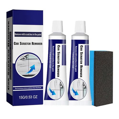 Car Scratch Remover, 2025 New Scratch Remover for Vehicles, Car Scratch Repair Paste, Car Scratch Remover Kit with Wipe Sponge, Car Polishing Wax for Vehicles Deep Scratches (2Set)