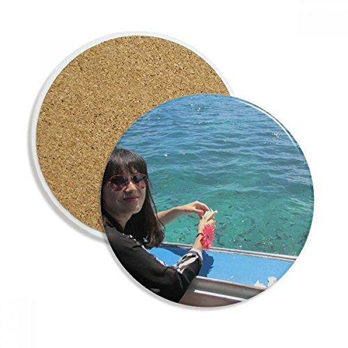 Coaster en céramique Sea Wave Boat pour verres et tasses - 2
