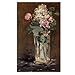 Produktbild Edouard Manet Leinwand Wand Kunst Malerei Wohnzimmer Bilder Deko Leinwandbild Kunstwerke Gemälde Reproduktion Poster DruckenBlumen in einer Kristallvase(60x95cm/23.6x37.4inches,Ungerahmt)