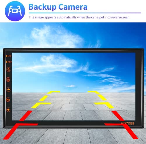 2G+16G Double Din Android 11 Stereo 7 Inch Touchscreen Radio Car In-Dash Navigation Gps Unit Bluetooth Car Radio With Backup Camera Mirror Link #TOP3