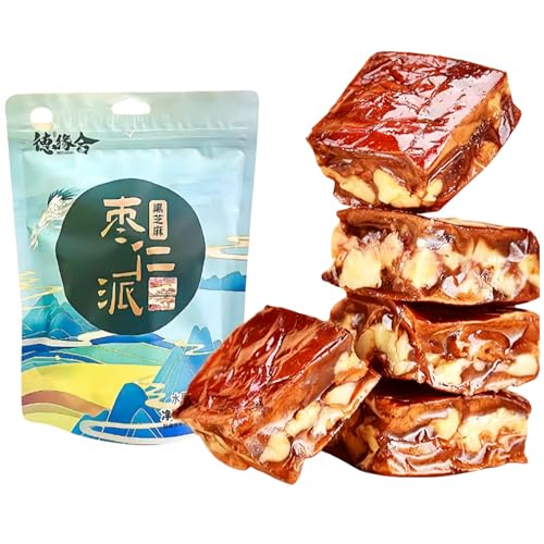 Mckona - Date & Walnut Snack Bites - 5 Flavours - 168g Pack - Vacuum Independent Small Package - Vegan Energy Bars - No Added Sugar (Black sesame)