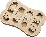 SPOT Ethical Pet Interactive Seek-A-Treat Shuffle Bone Toy Puzzle That Will Improve Your Dog's IQ, Specially Designed for Training Treats