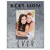 Lawrence Marcos Cooper Galvanized-Best mamá Ever, Plata, 4 x 6