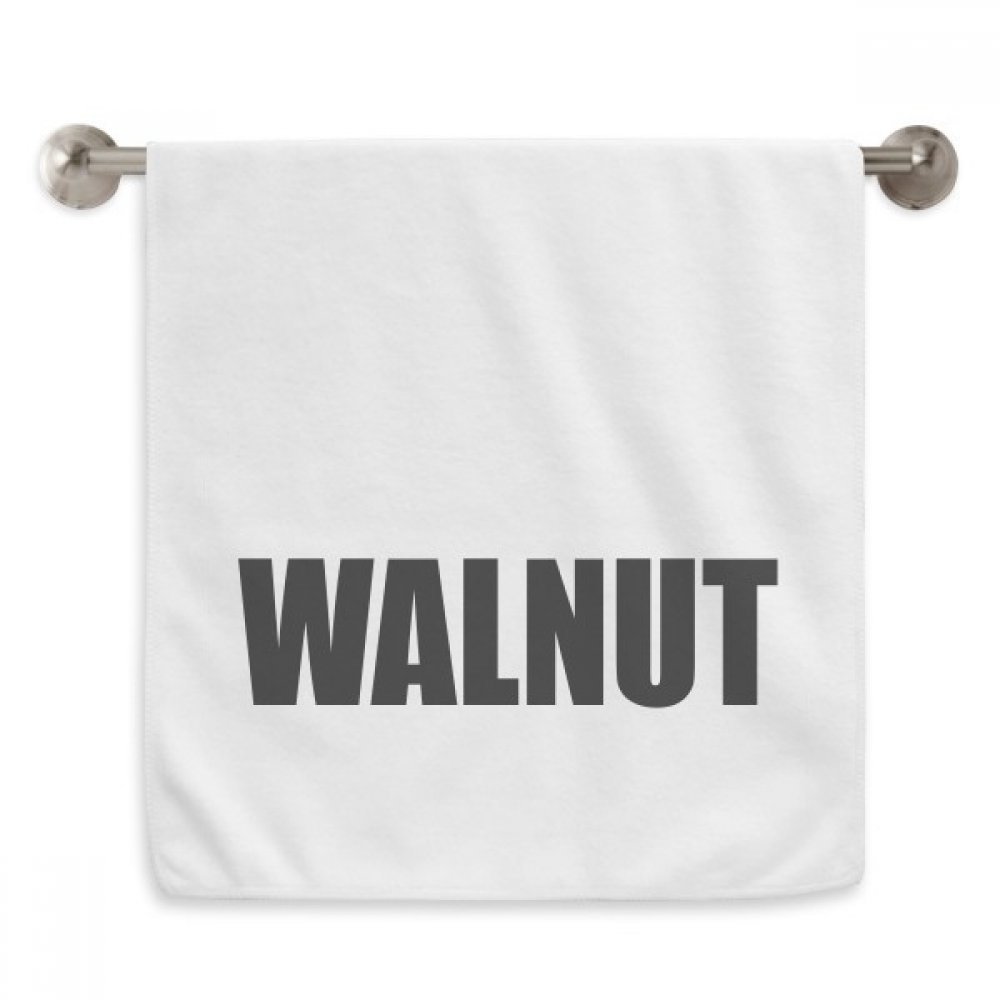Serviettes de toilette diadème fruits noyer blanches au tissage haut de gamme 13x29"