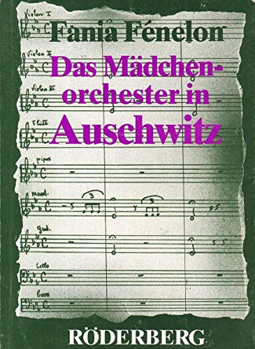 Das Mädchenorchester in Auschwitz. [German] 3423017066 Book Cover