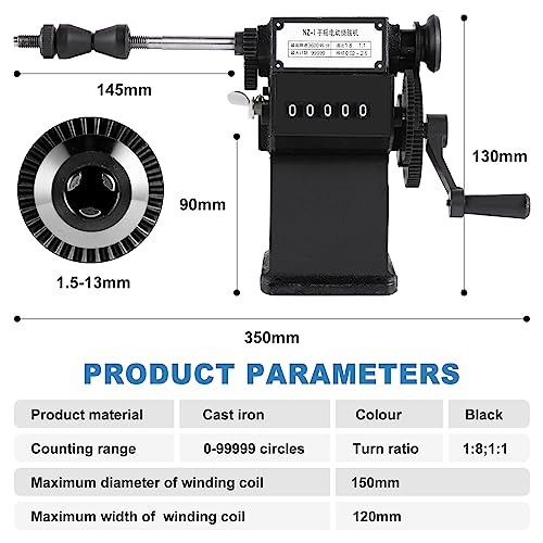 MXBAOHENG Avvolgitore manuale per bobina NZ-1
