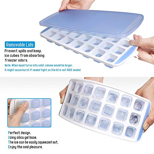 Caixa de gelo, 3 unidades/conjunto resistente a derramamentos de gelo, para fazer coquetéis de uísqu