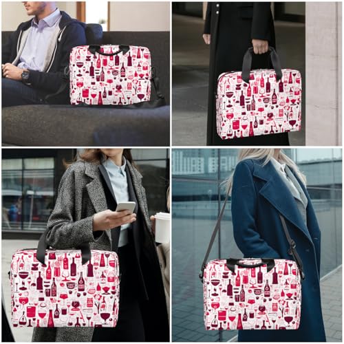 Maletín para portátil 15.6" con diseño de botella de vino miniatura 2