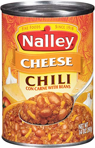 Nalley Cheese Chili Con Carne with Beans, 14-ounce Cans (Pack of 12)