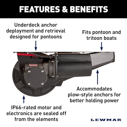 Winche eléctrico para pontón Lewmar Venta 220 lb miniatura 3