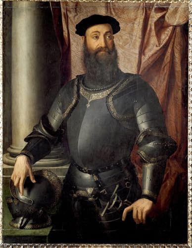 Lienzo de Stefano Colonna por Bronzino para decoración de dormitorio en formato de 60x90cm