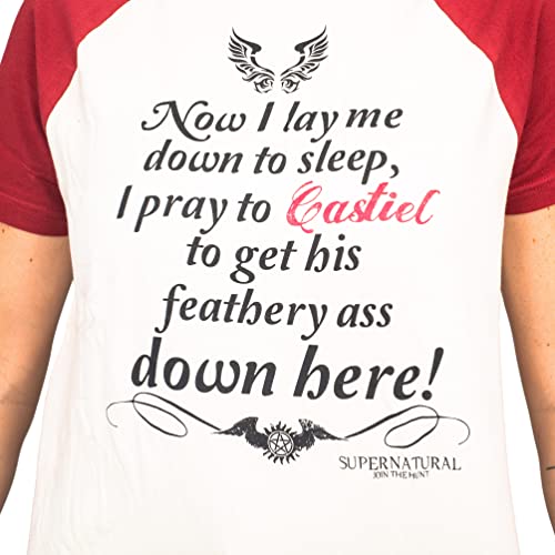 Underboss Super Natural Castiel Pray Pants and Shirt Pajama Set2