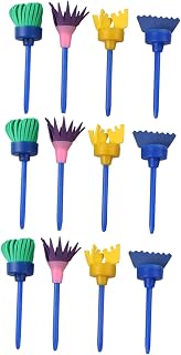 3sets Compact Painting Tool Boys and Girls Paint Supplies Brush Sponge and Pen for Artistic Exploration