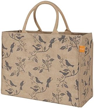 KAF Home Jute Market Tote Bag with Handles