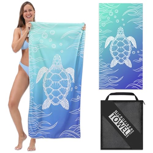 DKDDSSS Serviette de Plage, Serviette de Plage Microfibre, Serviette Plage, Serviette de Bain, Serviette Microfibre, Couverture de Plage, Serviettes de Plage,...