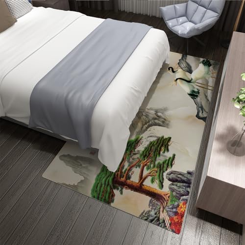 Tapis oiseaux de la forêt lavable en machine pour chambre et salle à manger - 5