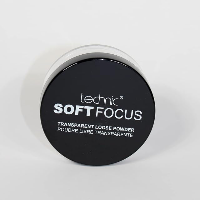 Technic Soft Focus Transparent Loose Powder - Silky & Lightweight Fixing Face Powder - Absorb Oil, Set Makeup And Hide Imperfections & Fine Lines - 50G
