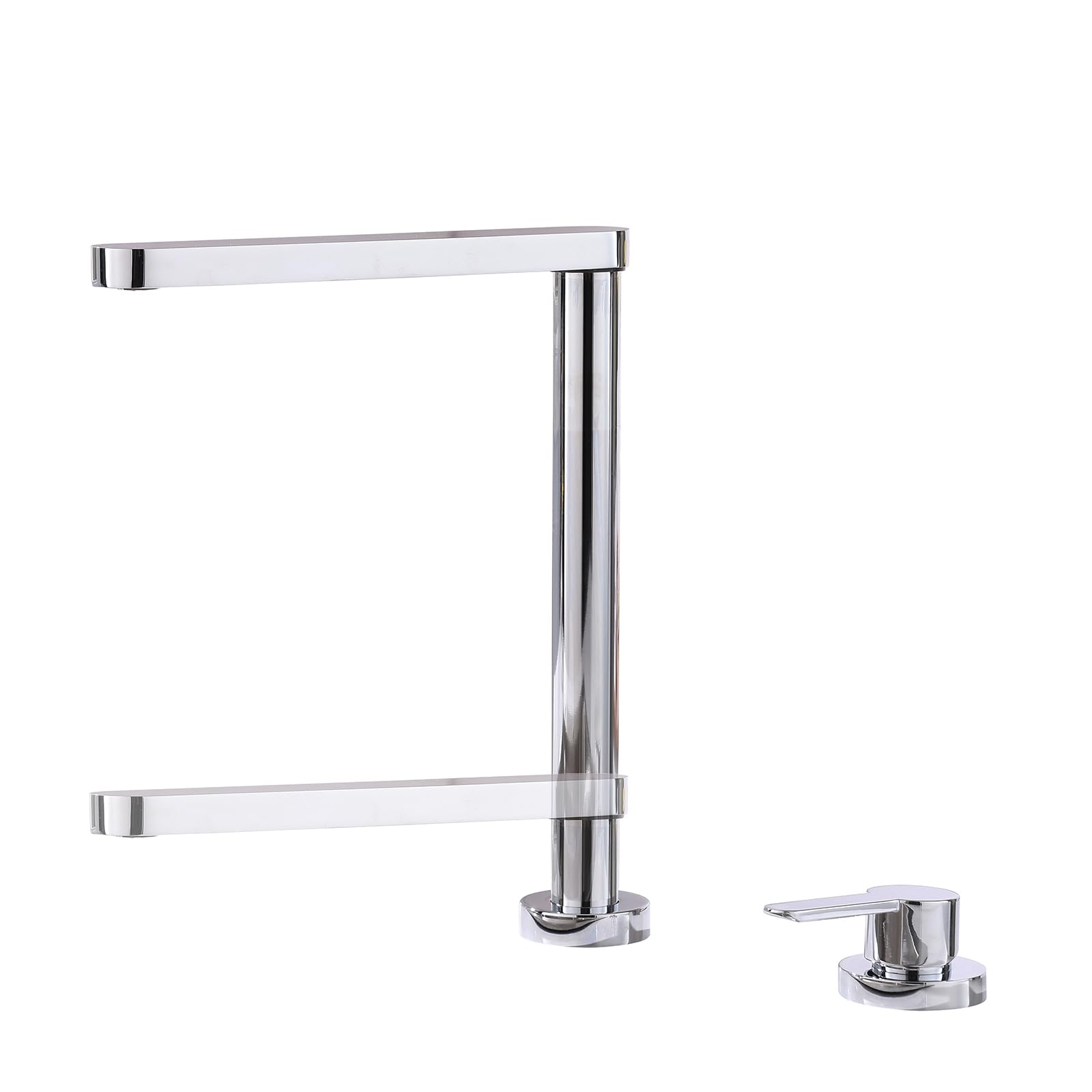 ZYCHSJXA Folding Caravan Tap Chrome Kitchen Mixer for Front Window Single Lever Sink Faucet