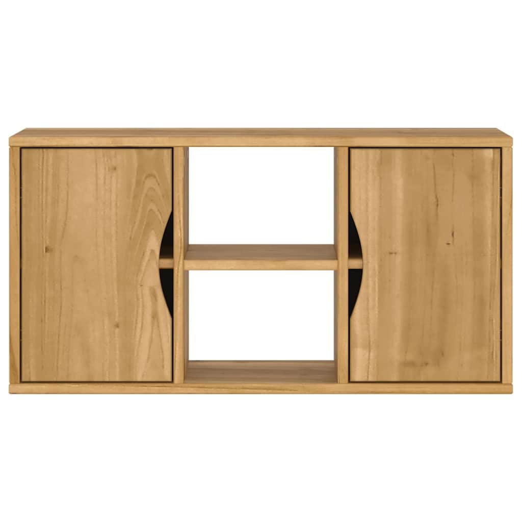 vidaXL Mueble de TV ODDA Madera Maciza de Pino 79x24x40 cm