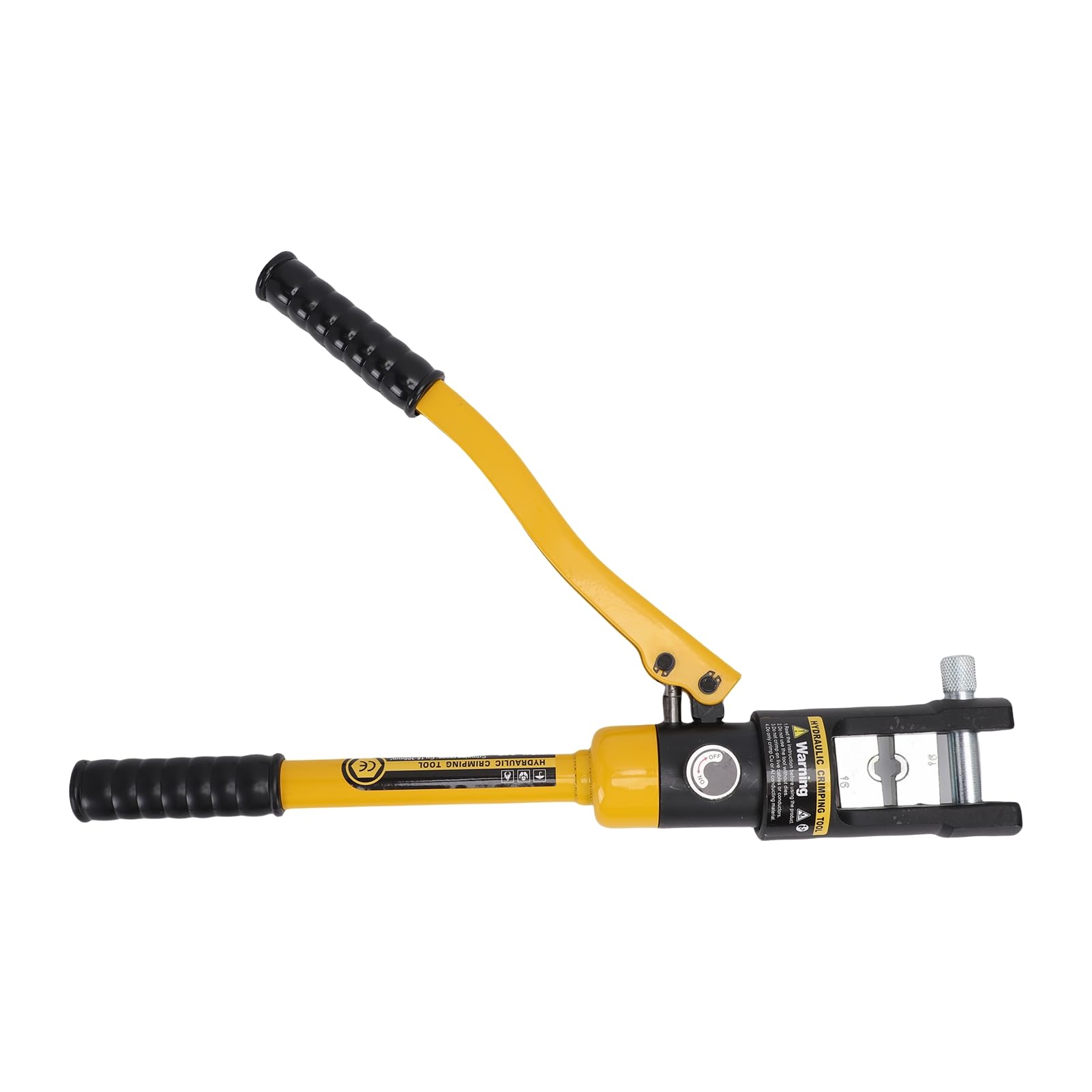 Fafeicy Zaciskarka Hydrauliczna 16T Zaciskarka Hydrauliczna z Końcówkami Hydrauliczna Zaciskarka do Kabli z 11 Parami Matryc do Akumulatorowych Kabli Spawalniczych i Linii Energetycznych