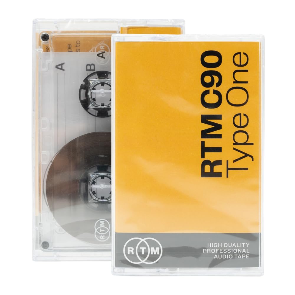 Sponsored Ad – RTM C90 | Type One 90 Minute Blank Music Cassette | Ideal for Audio Recording | Studio Quality | Single Cassette