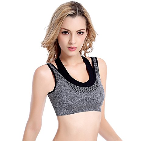 shelony Women Cotton Padded Sports Bra Pack of 1Pcs-picture-38