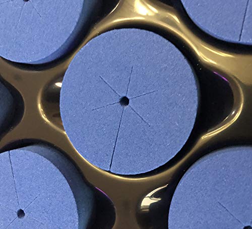 Image of 1.625 inch Cloning Collars 72 Pack and 12 Aeroponic Cloner Sprayers for HortiPots Clone Machine 35 Site 70 Site 140 Site (Mix-Colors Pack of 72)