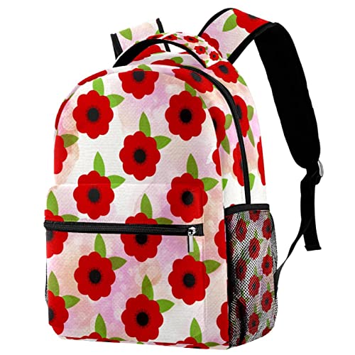 Sac à dos de voyage enfant Leisure Campus imprimé hérissons mignons et feuilles taille Medium