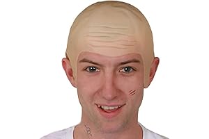Bald Head Hairless Skull Gollum Costume Cap