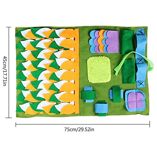 KunLS Tappeto Olfattivo Cane Gioco Cuciture