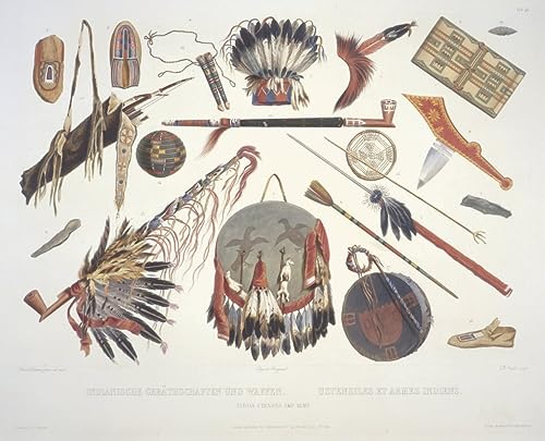 Affiches et gravures Karl Bodmer pour salon chic, toile d'art amérindien 60x90cm