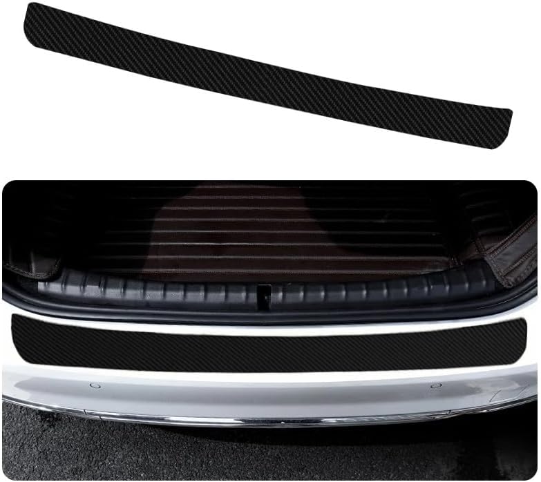 Car Rear Bumper Protector for Land Rover Range Rover Evoque II 2019-2024 Accessories, Self-Adhesive Bumper Guards Anti-Scratch Rear Trunk Door Sill Protector,40.94 * 3.54 inch