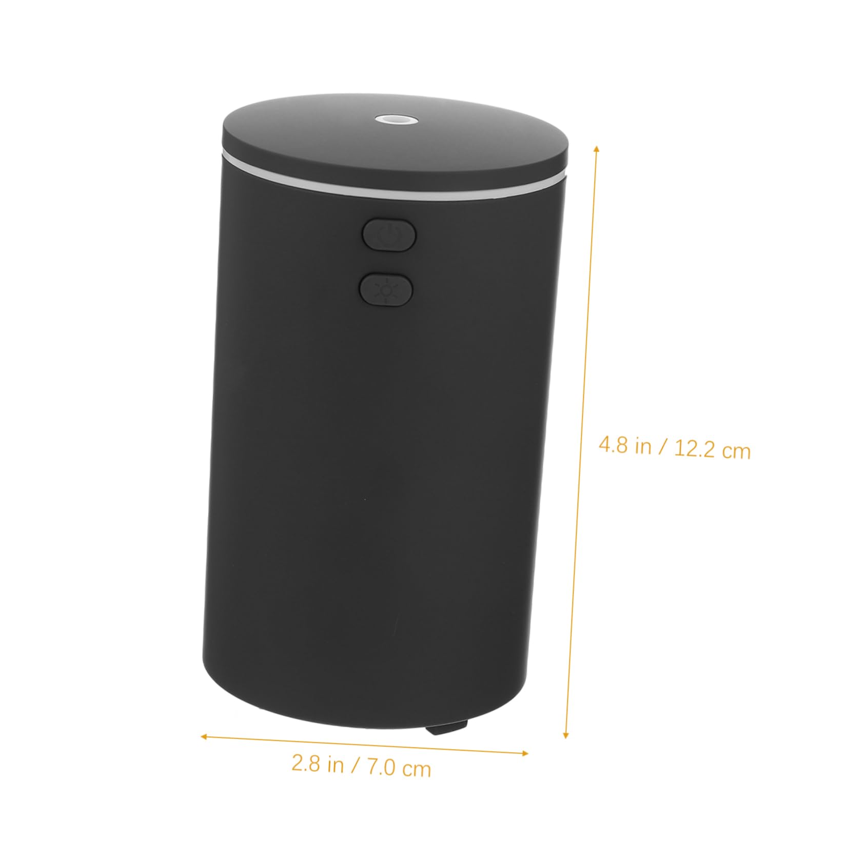 Umidificatore Portatile per Auto USB 100ml Diffusore di Oli Essenziali e Luce Notturna, Design Compatto in Plastica per Uso Interno, Elimina Odori e Umidifica L'aria