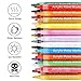 Acrylic Paint Pens for Rocks Painting, Glass, Wood, Ceramic, Metal, Canvas, Fabric, DIY Craft Projects Permanent Acrylic Paint Markers Pens with Sun & Water Resistant Function, Set of 24 Colors