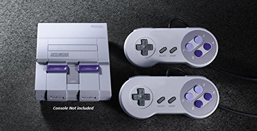 W4W Remote Control Compatible with Super Nintendo SNES - 7 Pin Connector - Pack of Two Controllers (2 Pack)
