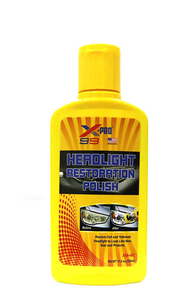 X99 - Headlight restoration Kit (Removes haze from headlamp)