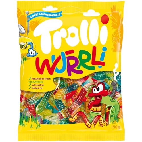 Wurrli - bonbons amusants et délicieux qui offrent une expérience gustative unique, idéale pour égayer vos moments de gourmandise - Compatible avec Trolli...